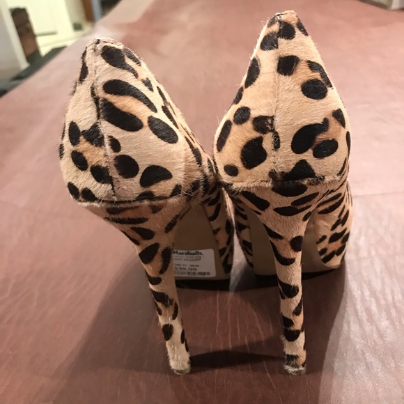 STEVE MADDEN LEOPARD HIGH HEELS SIZE 8 - Picture 5 of 7